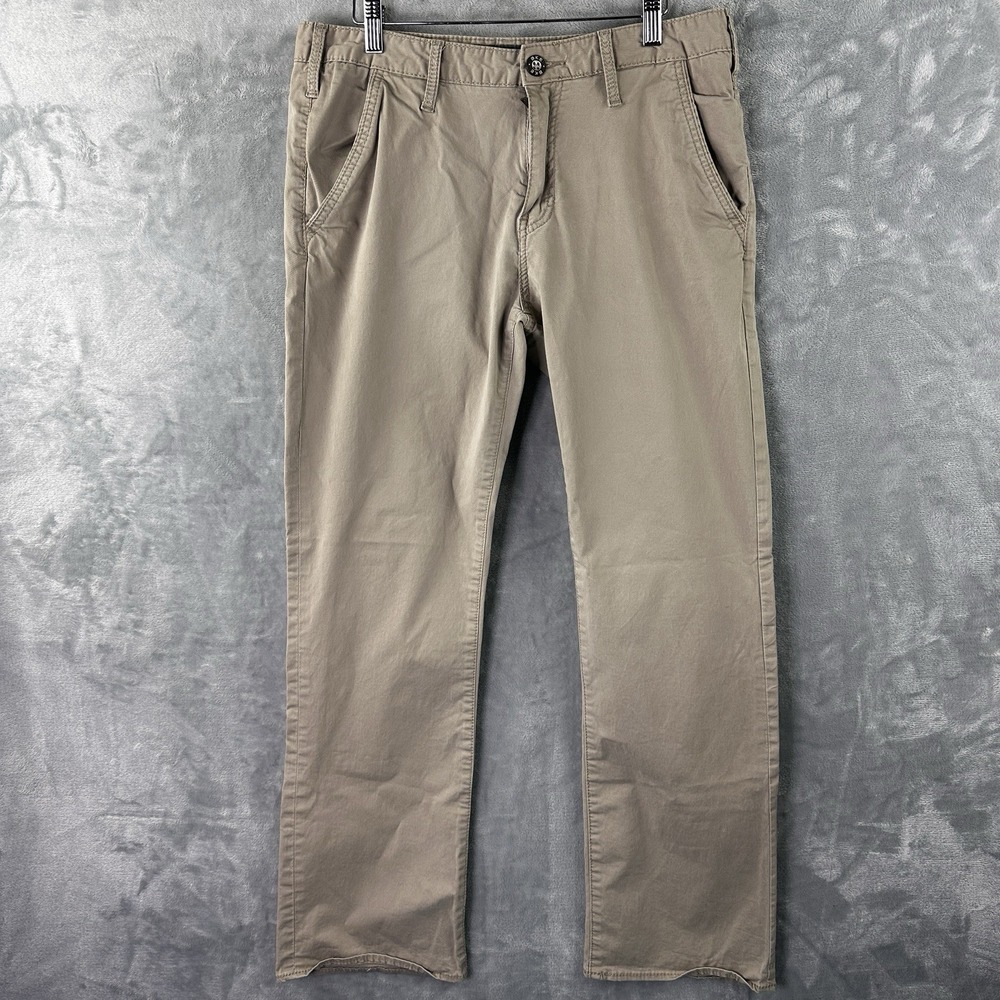 BKE Jake Casual Khaki Pants 34R (32x31) Straight Fit Stretch Cotton Blend*